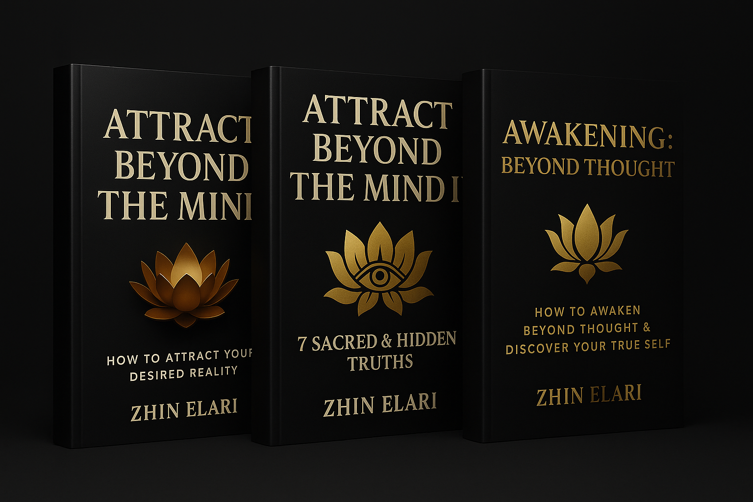 Attract Beyond the Mind - Complete Trilogy Series by Zhin Elari | Spiritual, Manifestation Books